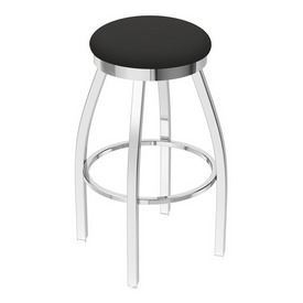 802 Misha Swivel Stool with Chrome Finish and Canter Iron Seat, AGS-80225CH008 802 Misha Swivel Stool with Chrome Finish and Canter Iron Seat, AGS-80225CH008