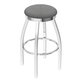 802 Misha Swivel Stool with Chrome Finish and Graph Alpine Seat, AGS-80225CH020 802 Misha Swivel Stool with Chrome Finish and Graph Alpine Seat, AGS-80225CH020