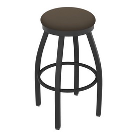 802 Misha Swivel Stool with Pewter Finish and Canter Earth Seat, AGS-80225PW006 802 Misha Swivel Stool with Pewter Finish and Canter Earth Seat, AGS-80225PW006
