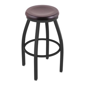 802 Misha Swivel Stool with Pewter Finish and Dark Cherry Maple Seat, AGS-80225PWDCMpl 802 Misha Swivel Stool with Pewter Finish and Dark Cherry Maple Seat, AGS-80225PWDCMpl