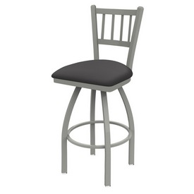 810 Contessa Swivel Stool with Anodized Nickel Finish and Canter Storm Seat, AGS-81025AN004 810 Contessa Swivel Stool with Anodized Nickel Finish and Canter Storm Seat, AGS-81025AN004