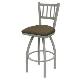810 Contessa Swivel Stool with Anodized Nickel Finish and Graph Cork Seat, AGS-81025AN017 810 Contessa Swivel Stool with Anodized Nickel Finish and Graph Cork Seat, AGS-81025AN017