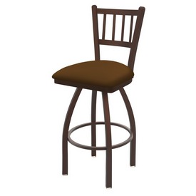 810 Contessa Swivel Stool with Bronze Finish and Canter Thatch Seat, AGS-81025BZ001 810 Contessa Swivel Stool with Bronze Finish and Canter Thatch Seat, AGS-81025BZ001