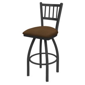 810 Contessa Swivel Stool with Pewter Finish and Rein Thatch Seat, AGS-81025PW026 810 Contessa Swivel Stool with Pewter Finish and Rein Thatch Seat, AGS-81025PW026