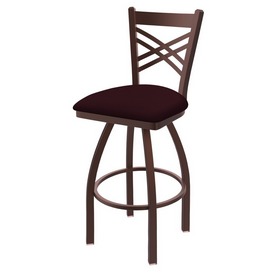 820 Catalina Swivel Stool with Bronze Finish and Canter Bordeaux Seat, AGS-82025BZ005 820 Catalina Swivel Stool with Bronze Finish and Canter Bordeaux Seat, AGS-82025BZ005