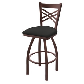820 Catalina Swivel Stool with Bronze Finish and Canter Iron Seat, AGS-82025BZ008 820 Catalina Swivel Stool with Bronze Finish and Canter Iron Seat, AGS-82025BZ008