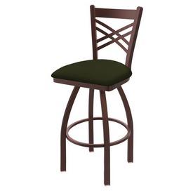 820 Catalina Swivel Stool with Bronze Finish and Canter Pine Seat, AGS-82025BZ010 820 Catalina Swivel Stool with Bronze Finish and Canter Pine Seat, AGS-82025BZ010
