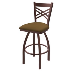 820 Catalina Swivel Stool with Bronze Finish and Canter Saddle Seat, AGS-82025BZ012 820 Catalina Swivel Stool with Bronze Finish and Canter Saddle Seat, AGS-82025BZ012