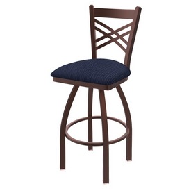 820 Catalina Swivel Stool with Bronze Finish and Graph Anchor Seat, AGS-82025BZ014 820 Catalina Swivel Stool with Bronze Finish and Graph Anchor Seat, AGS-82025BZ014