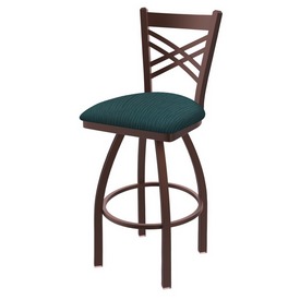 820 Catalina Swivel Stool with Bronze Finish and Graph Tidal Seat, AGS-82025BZ022 820 Catalina Swivel Stool with Bronze Finish and Graph Tidal Seat, AGS-82025BZ022