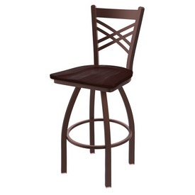 820 Catalina Swivel Stool with Bronze Finish and Dark Cherry Maple Seat, AGS-82025BZDCMpl 820 Catalina Swivel Stool with Bronze Finish and Dark Cherry Maple Seat, AGS-82025BZDCMpl