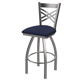 820 Catalina Swivel Stool with Stainless Finish and Graph Anchor Seat, AGS-82025SS014 820 Catalina Swivel Stool with Stainless Finish and Graph Anchor Seat, AGS-82025SS014