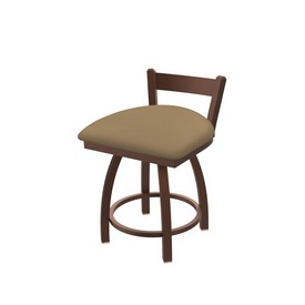 821 Catalina 18" Low Back Swivel Vanity Stool with Bronze Finish and Canter Sand Seat, 82118BZ013