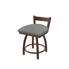 821 Catalina 18" Low Back Swivel Vanity Stool with Bronze Finish and Graph Alpine Seat, 82118BZ020