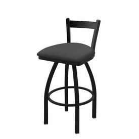 821 Catalina Low Back Swivel Stool with Black Wrinkle Finish and Canter Storm Seat, AGS-82125BW004 821 Catalina Low Back Swivel Stool with Black Wrinkle Finish and Canter Storm Seat, AGS-82125BW004