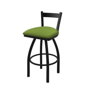 821 Catalina Low Back Swivel Stool with Black Wrinkle Finish and Canter Kiwi Green Seat, AGS-82125BW009 821 Catalina Low Back Swivel Stool with Black Wrinkle Finish and Canter Kiwi Green Seat, AGS-82125BW009