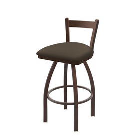 821 Catalina Low Back Swivel Stool with Bronze Finish and Canter Earth Seat, AGS-82125BZ006 821 Catalina Low Back Swivel Stool with Bronze Finish and Canter Earth Seat, AGS-82125BZ006