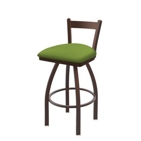 821 Catalina Low Back Swivel Stool with Bronze Finish and Canter Kiwi Green Seat, AGS-82125BZ009 821 Catalina Low Back Swivel Stool with Bronze Finish and Canter Kiwi Green Seat, AGS-82125BZ009