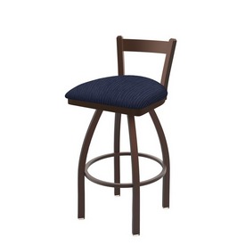 821 Catalina Low Back Swivel Stool with Bronze Finish and Graph Anchor Seat, AGS-82125BZ014 821 Catalina Low Back Swivel Stool with Bronze Finish and Graph Anchor Seat, AGS-82125BZ014