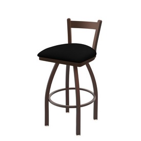 821 Catalina Low Back Swivel Stool with Bronze Finish and Black Vinyl Seat, AGS-82125BZBlkVinyl 821 Catalina Low Back Swivel Stool with Bronze Finish and Black Vinyl Seat, AGS-82125BZBlkVinyl