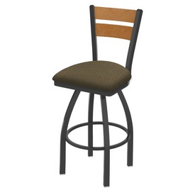 832 Thor Swivel Stool with Pewter Finish, Medium Back and Graph Cork Seat, AGS-83225PWMedMpl017 832 Thor Swivel Stool with Pewter Finish, Medium Back and Graph Cork Seat, AGS-83225PWMedMpl017