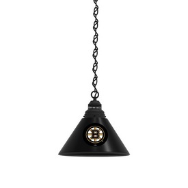 Boston Bruins Pendant Light Fixture by Holland Bar Stool, BL1BosBru Boston Bruins Pendant Light Fixture by Holland Bar Stool, BL1BosBru