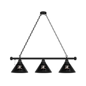 Anaheim Ducks 3 Shade Billiard Light with Fixture by Holland Bar Stool, BL3AnaDks Anaheim Ducks 3 Shade Billiard Light with Fixture by Holland Bar Stool, BL3AnaDks