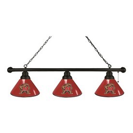 Maryland 3 Shade Billiard Light with Fixture by Holland Bar Stool, BL3Mrylnd Maryland 3 Shade Billiard Light with Fixture by Holland Bar Stool, BL3Mrylnd