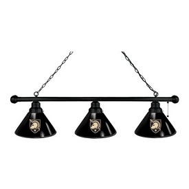 US Military Academy (ARMY) 3 Shade Billiard Light with Fixture by Holland Bar Stool, BL3USMilA US Military Academy (ARMY) 3 Shade Billiard Light with Fixture by Holland Bar Stool, BL3USMilA