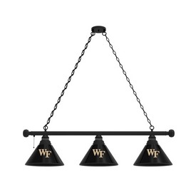 Wake Forest 3 Shade Billiard Light with Fixture by Holland Bar Stool, BL3WakeFr Wake Forest 3 Shade Billiard Light with Fixture by Holland Bar Stool, BL3WakeFr