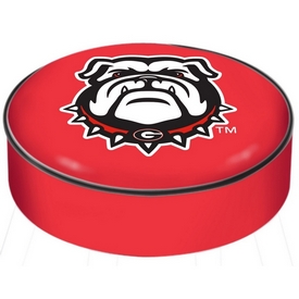 Georgia "Bulldog" Bar Stool Seat Cover By HBS, BSCGA-Dog
