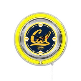 Cal Double Neon Ring, Logo Clock by Holland Bar Stool Company, ClkCal-Un Cal Double Neon Ring, Logo Clock by Holland Bar Stool Company, ClkCal-Un