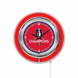 Florida Panthers - 2024 Stanley Cup Double Neon Wall Clock by HBS AGS-Clk15FlaPanCup24 Florida Panthers - 2024 Stanley Cup Double Neon Wall Clock by HBS AGS-Clk15FlaPanCup24