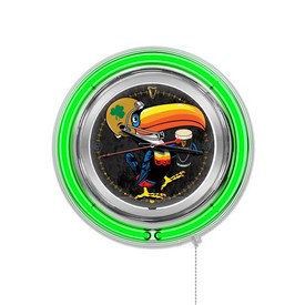 Notre Dame - Guinness (Toucan) Double Neon Wall Clock Holland Bar Stool Co., AGS-ClkND-Guin-Tcn Notre Dame - Guinness (Toucan) Double Neon Wall Clock Holland Bar Stool Co., AGS-ClkND-Guin-Tcn