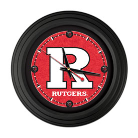 Rutgers 15" Traditional Wall Clock by Holland Bar Stool Co., ClkNL15BKRutger