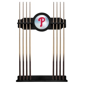 Philadelphia Phillies Solid Wood Cue Rack by Holland Bar Stool, AGS-CueBKMLBPhi Philadelphia Phillies Solid Wood Cue Rack by Holland Bar Stool, AGS-CueBKMLBPhi