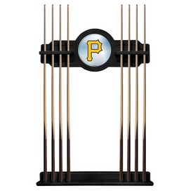 Pittsburgh Pirates Solid Wood Cue Rack by Holland Bar Stool, AGS-CueBKMLBPit Pittsburgh Pirates Solid Wood Cue Rack by Holland Bar Stool, AGS-CueBKMLBPit