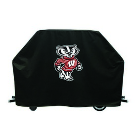 Wisconsin "Badger" Grill Cover by HBS, GCWI-Bdg Wisconsin "Badger" Grill Cover by HBS, GCWI-Bdg