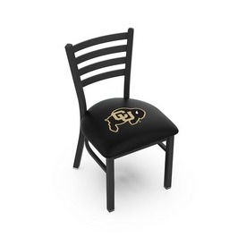 L00418 Black Wrinkle Colorado Stationary Chair with Ladder Style Back by Holland Bar Stool Co., L00418ColoUn
