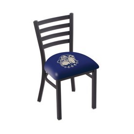 L00418 Black Wrinkle Georgetown Stationary Chair with Ladder Style Back by Holland Bar Stool Co., L00418Grgtwn