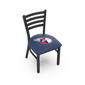 L00418 Cleveland Guardians 18" Chair with Black Wrinkle Finish, L00418MLBCle