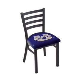 L00418 Black Wrinkle Utah State Stationary Chair with Ladder Style Back by Holland Bar Stool Co., L00418UtahSt
