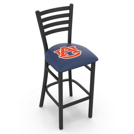 L004 Auburn 30" Stationary Bar Stool with Black Wrinkle Finish, L00430Auburn