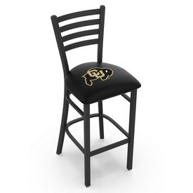 L004 Colorado 30" Stationary Bar Stool with Black Wrinkle Finish, L00430ColoUn