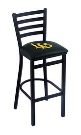 L004 Long Beach State University Stationary Stool with Black Wrinkle Finish