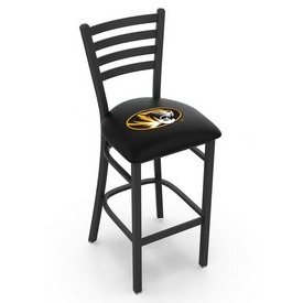 L004 Missouri 30" Stationary Bar Stool with Black Wrinkle Finish, L00430Mizzou