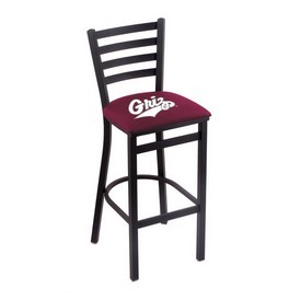 L004 Montana 30" Stationary Bar Stool with Black Wrinkle Finish, L00430MontUn