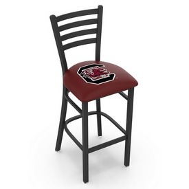 L004 South Carolina 25" Stationary Counter Stool with Black Wrinkle Finish, L00425SouCar