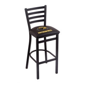 L004 Southern Miss 30" Stationary Bar Stool with Black Wrinkle Finish, L00430SouMis