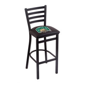 L004 Ohio University 30" Stationary Bar Stool with Black Wrinkle Finish, L00430UnivOH